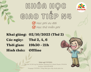 KHÓA HỌC GIAO TIẾP N4