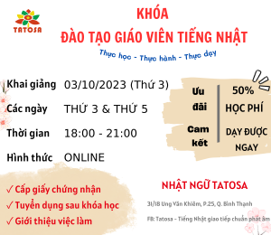 Khóa đào tạo giáo viên tiếng nhật